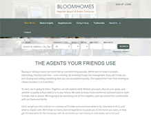 Tablet Screenshot of bloomhomes.com